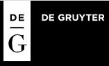 De Gruyter e-Journal(HSS/STM)